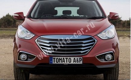 Hogyan készítsünk tuning hyundai saját kezét hűtőrács Tomato