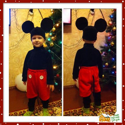 Cum de a coase un costum Mickey Mouse pentru un băiat