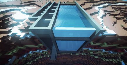 Térkép elidegenedett modern ház Minecraft