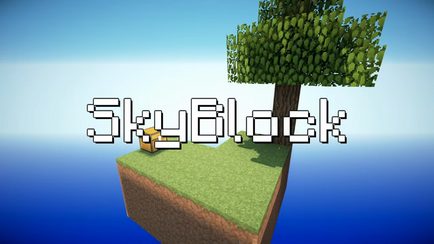 Térkép skyblock a Minecraft