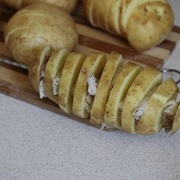 Кебаб з молодої картоплі в духовці покроковий рецепт з фотографіями