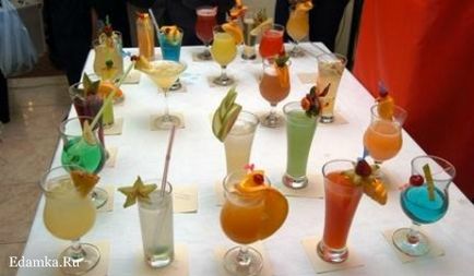 Cocktail-uri non-alcoolice pe bază de sucuri - cocktailuri și băuturi - gătit - catalog de articole - portal