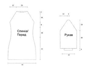 Tunică frumoasă caldă cu ace de tricotat (diagramă și video)