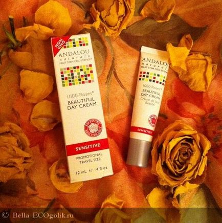 Крем для обличчя для чутливої ​​шкіри beautiful day cream andalou naturals - відгук екоблогера bella