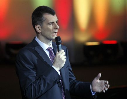 Cine va ajuta politica prokhorovu, rusia