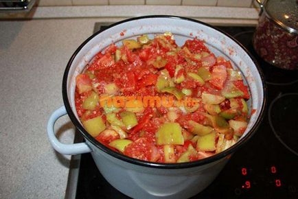 Lecsó forró paprika télen - egy egyszerű recept fotók