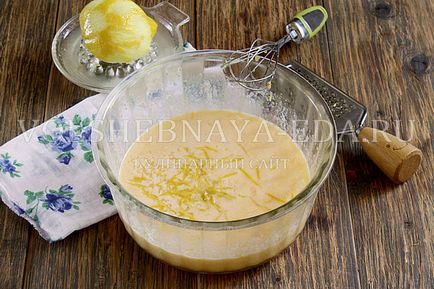 Лимонний кекс, рецепт з фото крок за кроком, чарівна