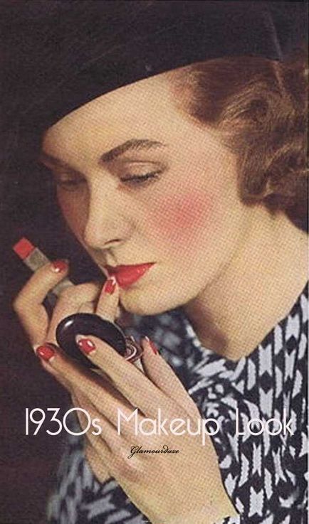 Make-up în stilul anilor 30 ai secolului al XX-lea, obsesie de moda