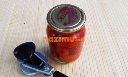 A pácolt paradicsommal és vodka - egy recept a téli fényképpel (recept) A pácolt paradicsommal és vodka - egy recept a téli képpel
