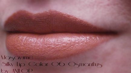 Masayume silky lip color 06 osmanthus - сонячний зайчик у мене на губах відгуки