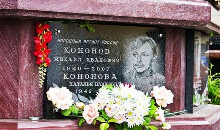Михаил Кононов - биография на актьор, снимка, личен живот, съпруга, деца, растеж, смърт