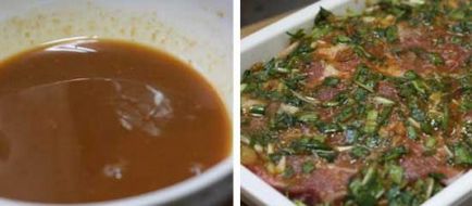 Koreai nemzeti étel pulgogi (pulgogi) Nemzeti koreai étel pulgogi