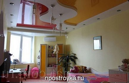 Натяжні стелі для дитячої кімнати, фото, ціни, будь-який дизайн, можливо з фотодруком