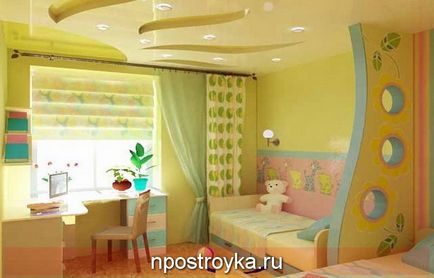 Натяжні стелі для дитячої кімнати, фото, ціни, будь-який дизайн, можливо з фотодруком