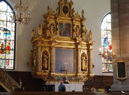 Biserica germană (tyska kyrkan) descriere și fotografii