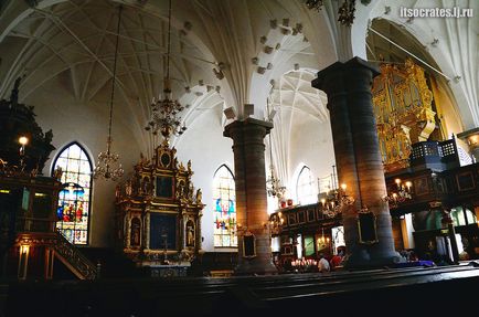 A német templom a régi város, Stockholm, Svédország, vagy a Szent