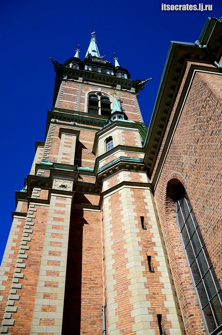 A német templom a régi város, Stockholm, Svédország, vagy a Szent
