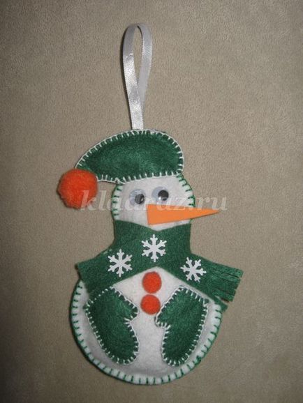 Karácsonyi játék filcből kezük (karácsonyi díszek ki filc) Karácsonyi játék filcből kezük