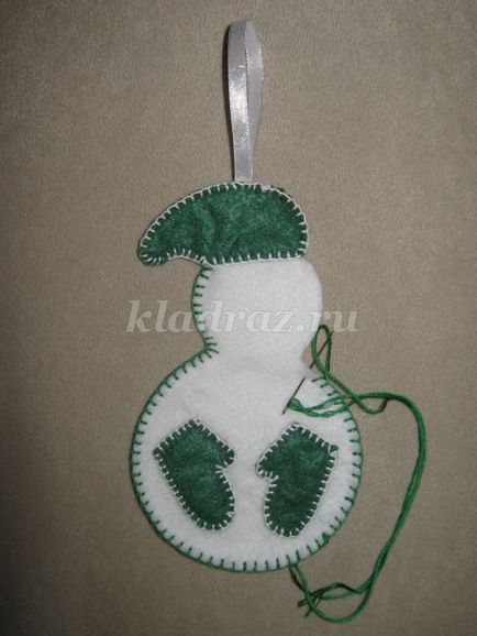 Karácsonyi játék filcből kezük (karácsonyi díszek ki filc) Karácsonyi játék filcből kezük