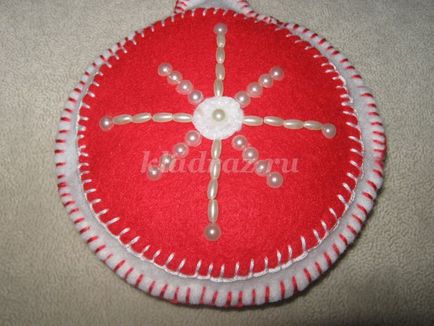 Karácsonyi játék filcből kezük (játékok) Karácsonyi játék filcből kezük