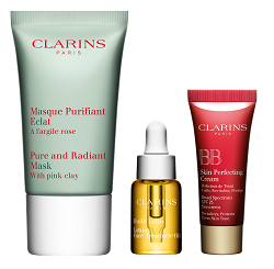 Новорічні набори від clarins