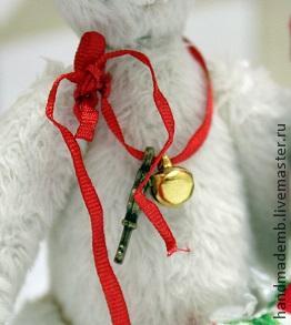 Коледа плюшено зайче в областта на технологиите - честни майстори - ръчна изработка, ръчно изработени