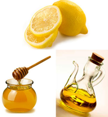 Ulei de măsline, miere și rețete de lamaie și recenzii