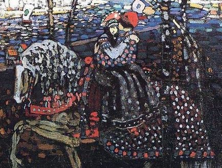 Опис картини Василя Кандинського «двоє на коні»
