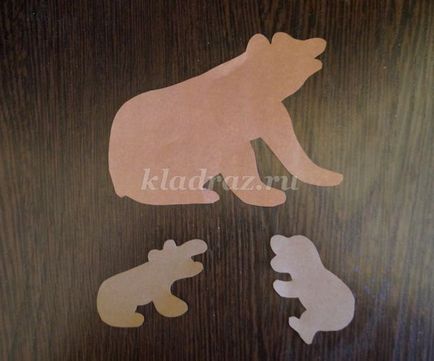 Panel „Three Bears az őszi erdőt„Quilling technikák kezdőknek