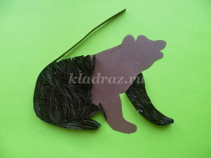 Panel „Three Bears az őszi erdőt„Quilling technikák kezdőknek