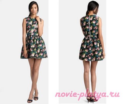 Сукня з трояндами, огляд модних моделей