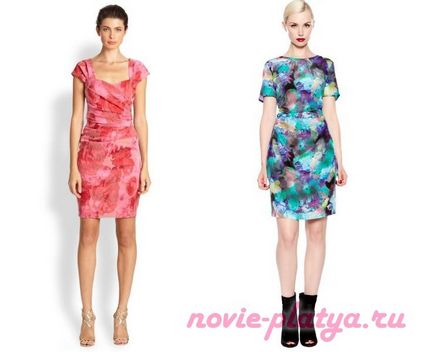 Rochie cu trandafiri, revizuirea modelelor de moda