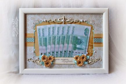 Un cadou pentru o nunta de bani cu maini proprii, exemple cu fotografii si clipuri video