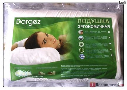 Подушка dargez фенікс ергономічна - «здорова шия, обличчя без зморшок і припухлості - це плюси