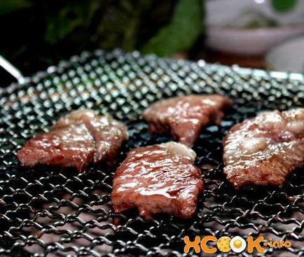 Bulgogi - főzés recept egy fotót a koreai marhahús ételek