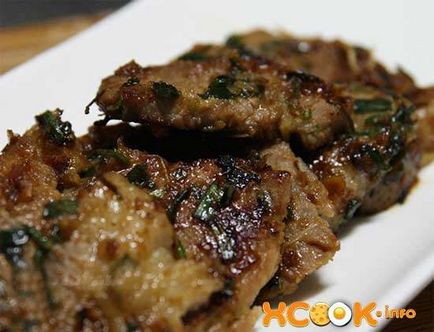 Bulgogi - főzés recept egy fotót a koreai marhahús ételek