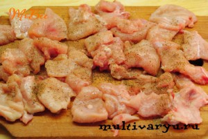 Stew - puff - în multivark, multivarka - e ușor de gătit, este delicios!
