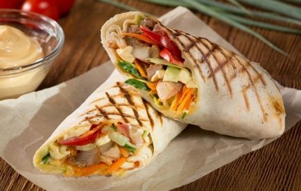 Rețete shawarma cu secrete de porc de alegerea de ingrediente și adăugiri