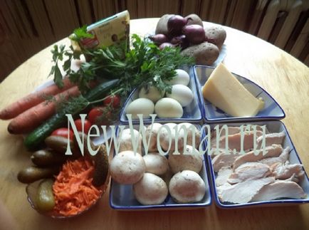 Recept marhahús saláta kutya - lépésről lépésre fotók (saláta) Recept marhahús saláta kutya - lépésről lépésre fotó