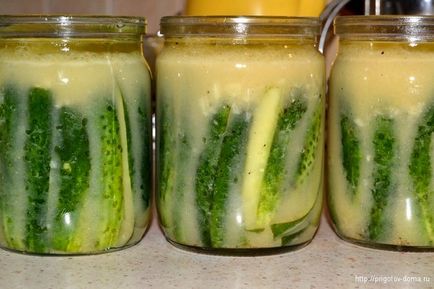 Recept uborka mustár, felkészülés a téli