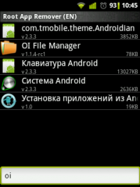 Remover pentru aplicația rădăcină - eliminați aplicațiile standard pe Android
