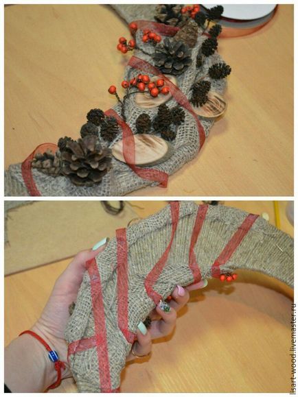 Різдвяний декор «півмісяць» своїми руками - ярмарок майстрів - ручна робота, handmade