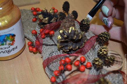 Karácsonyi dekoráció „félhold” saját kezével - Fair Masters - kézzel készített, kézzel készített