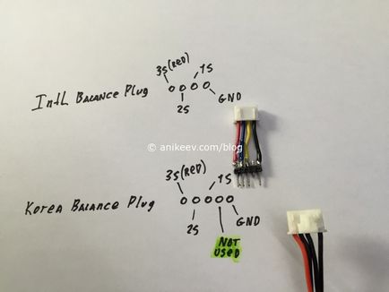 Русіфіціруем розпаювання корейської li-po батареї - балансний роз'єм, anikeev - s blog