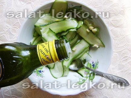 Salata de salata cu reteta de mac cu fotografie