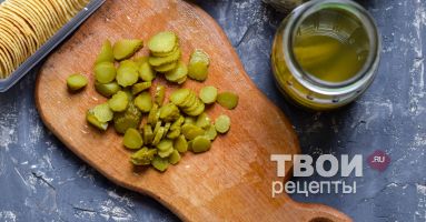 Салат ромашка - смачний рецепт з покроковим фото