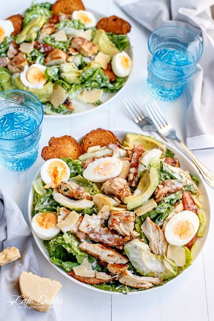 Caesar salata cu pui si avocado - buenprovecho - cele mai delicioase retete