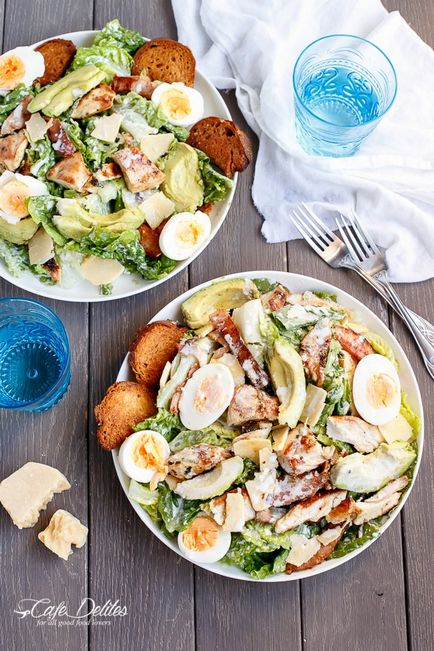 Caesar salata cu pui si avocado - buenprovecho - cele mai delicioase retete