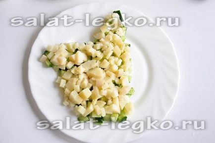 Salata sub forma unui caine pentru noul an 2018