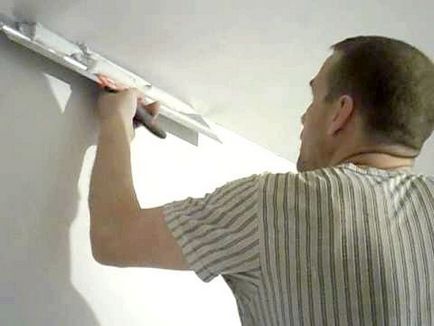 Шпаклівка стелі під фарбування, як правильно шпаклювати своїми руками інструкція, відео та фото